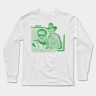 dale Earnhardt - green solid style Long Sleeve T-Shirt